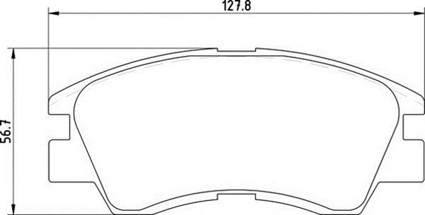 MAGNETI MARELLI stabdžių trinkelių rinkinys, diskinis stabdys 363710200044